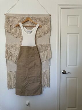 Mare Mare Sleeveless Twofer Cargo Midi Dress